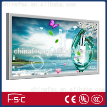 Outdoor led fabric lightbox snap open aluminum frame for display