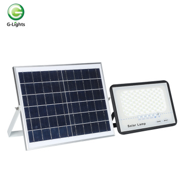 Lampada flood a pannello solare smd ip67 in alluminio