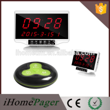 Touch screen receiver three keys button wireless calling system