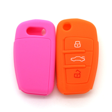 Silicone audi key fob case for A6L
