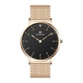 Lady Minimalist Wrist Watch With Mesh Band