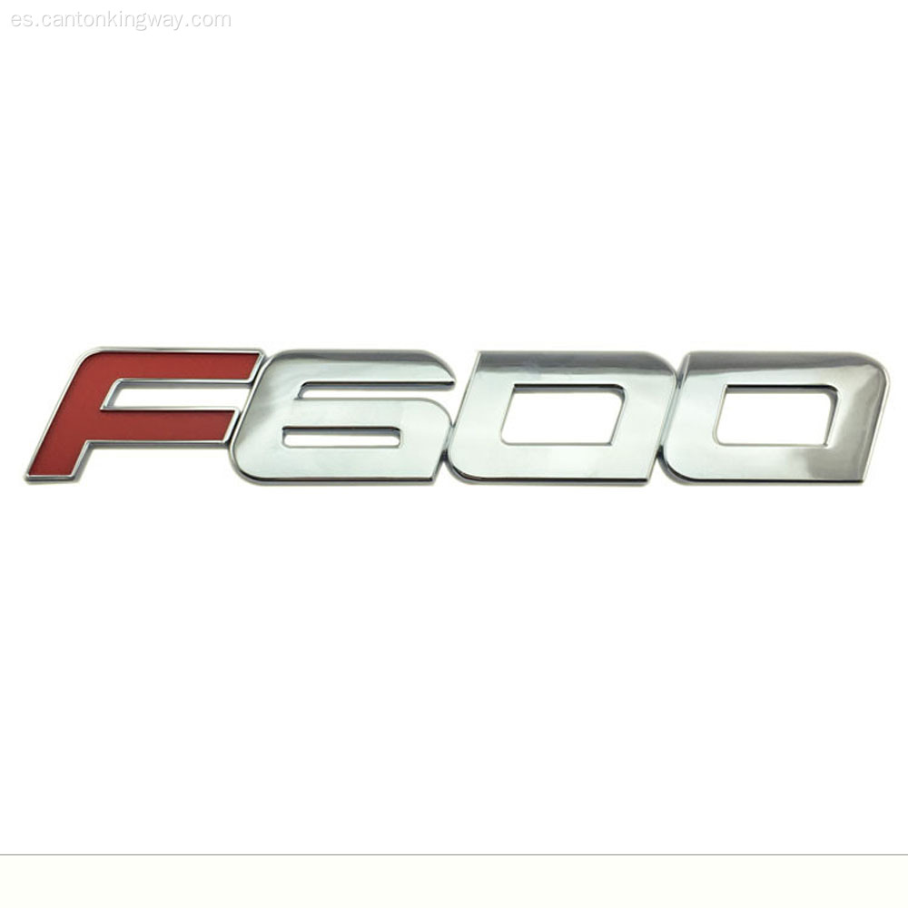 Emblema de logotipo de auto publicitario al aire libre personalizado