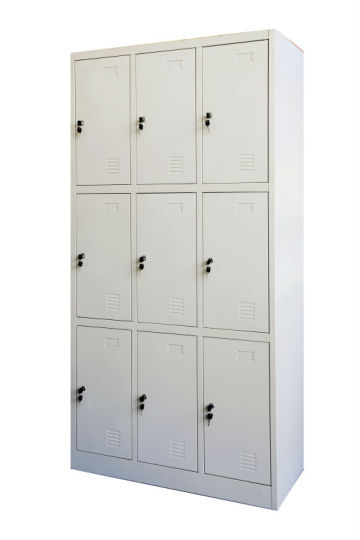 9 doors used gym lockers