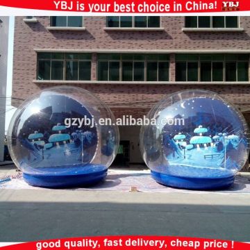 Giant Inflatable Snow Globe for Taking Picture/Snow Globes 3m/4m/5m/6m/ Xmas giant inflatable snow globe