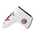 Embroidery PU Gold Golf Putter Cover