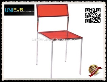 Colorful side high quality plastic chair for dining room/restaurants/party