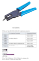 RG-59(4C)/RG-6(5C) herramientas F Coaxial conector arrugador