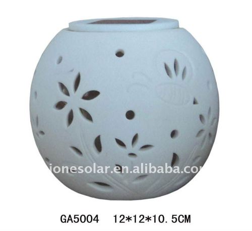 color changing ceramic solar light