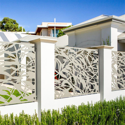 Laser Cut  Metal Privacy Fence Panels