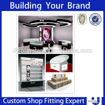 Factory supply professional mall makeup display kiosk