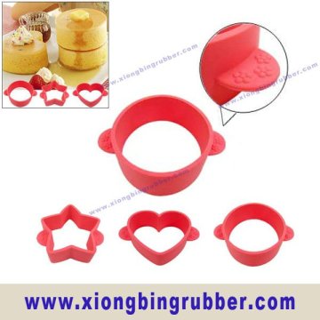 LFGB standard custom silicone cookie cutter