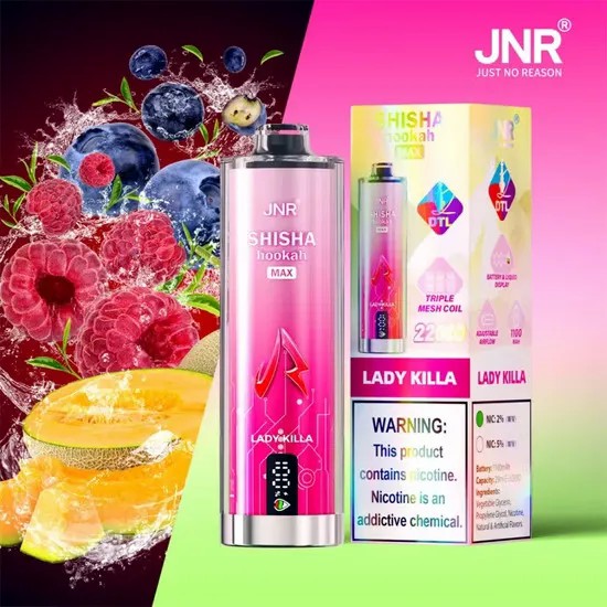 พัฟ-JNR-SHISHA-MAX-22000-LADY-KILLA PUFF-JNR-SHISHA-MAX-22000-LADY-KILLA