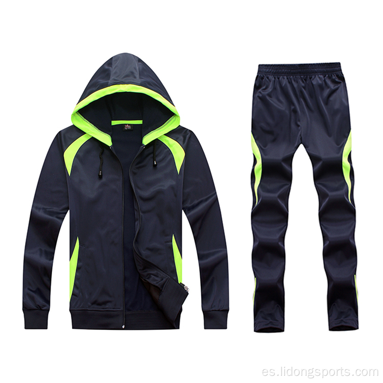 Men Sport Suit Último diseño Sportswear de chándal de sudadera con capucha
