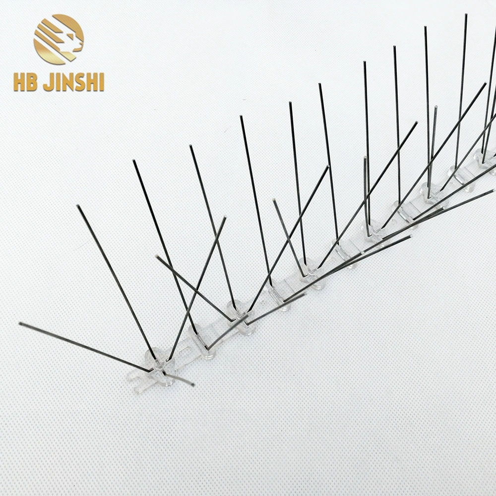 Polycarbonate Base 304 Stainless Steel Wire Anti Bird Spike