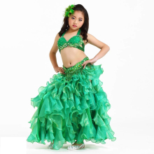 China manufacturer deluxe girls affordable belly dance costumes