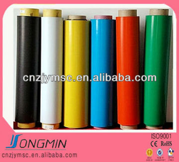 colorful PVC flexible rubber coated flat magnet roll