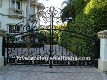 iron gate wall decor