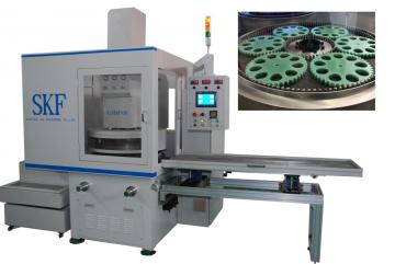 Auto component surface grinding and lapping machine