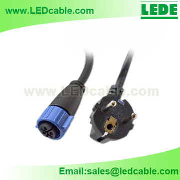 Waterproof Power Cable For LED Lighting