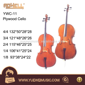 Plywood Cello string instrument YWC-11