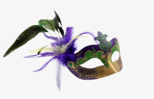 Colombina Mardi Gras Masquerade Masks , Hand Painted Glitter Masquerade Masks