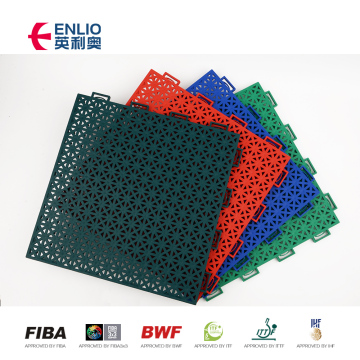 outdoor interlocking plastic sport floor tiles