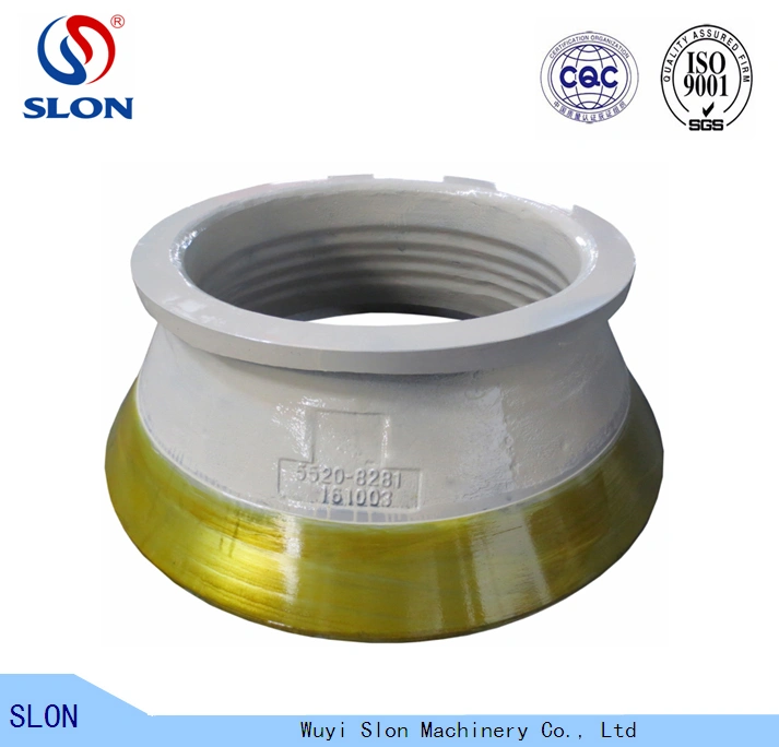 Manganese Steel Symons Cone Crusher Concave Mantle and Bowl Liner