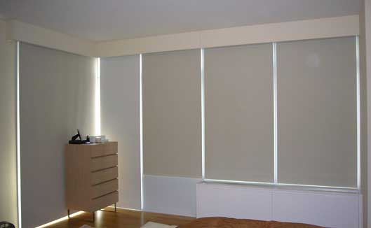 Blackout Electric Roller Shade System