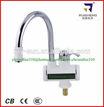 Digital display! Kitchen and Bathroom Electric hot water tap instant water heater faucets