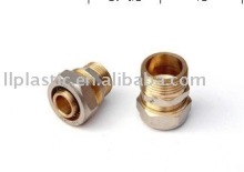 Compression brass pex-al-pex pipe fitting male coupling