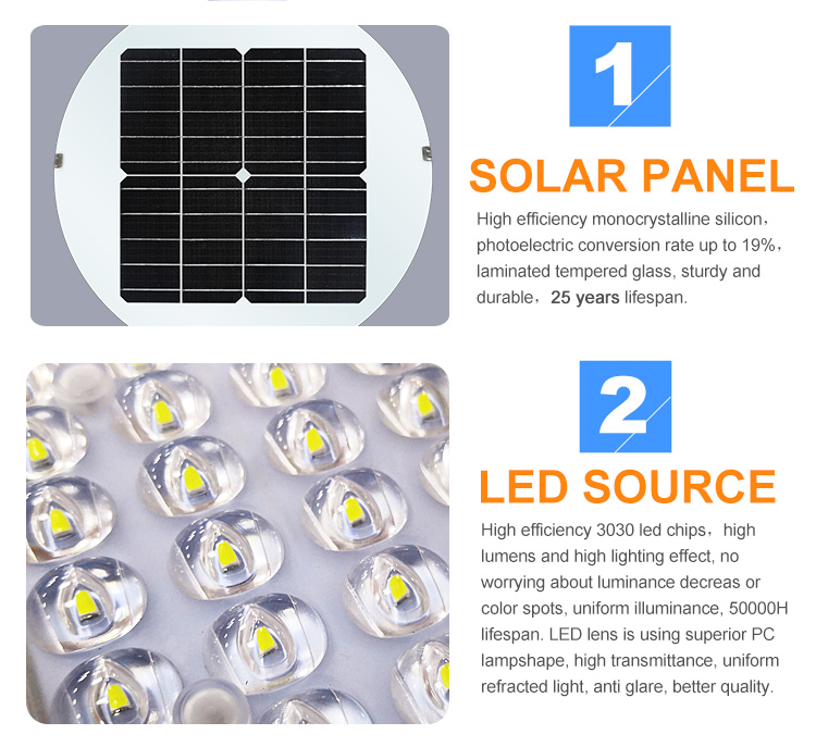 Solar Powered UFO Round led solar street light