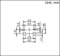 Tối đa 0,35n Chuyển đổi mà không định vị mã pin