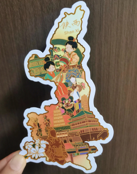 Customized decorative small card shaped paper card