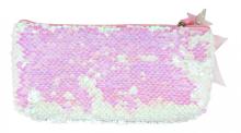 BLING PINK SEQUIN PENCIL CASE-0