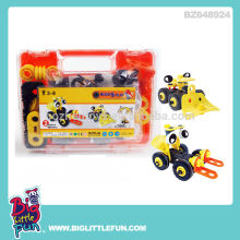 Kids block toy assembled toy car