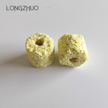 Biological filtration ceramic ring