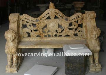 Outdoor marble sitting bench YL0015