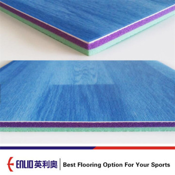 Durable PVC maple wood floor for futsal