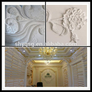 Ancient Sculptures And Plaster Decorative Plaque Gypsum Relief 3D Wall Panel