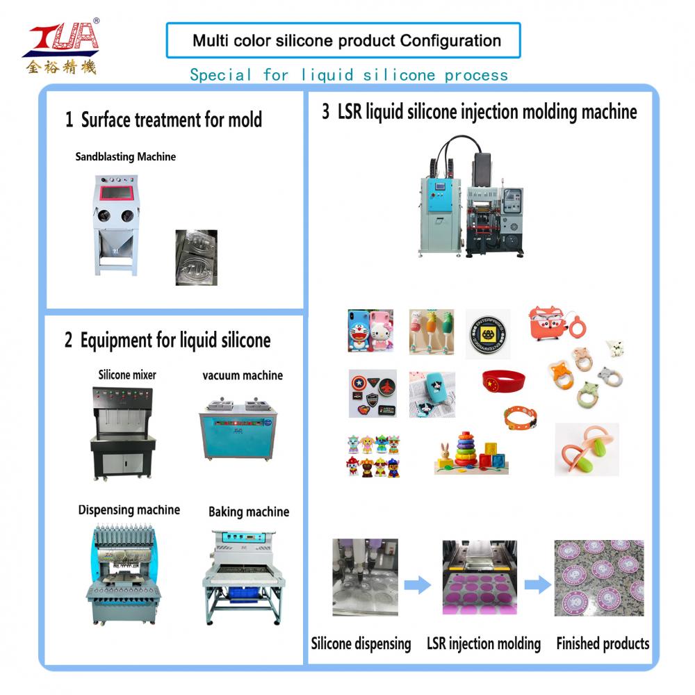 Mataas na produksyon ng silicone case injection molding machine