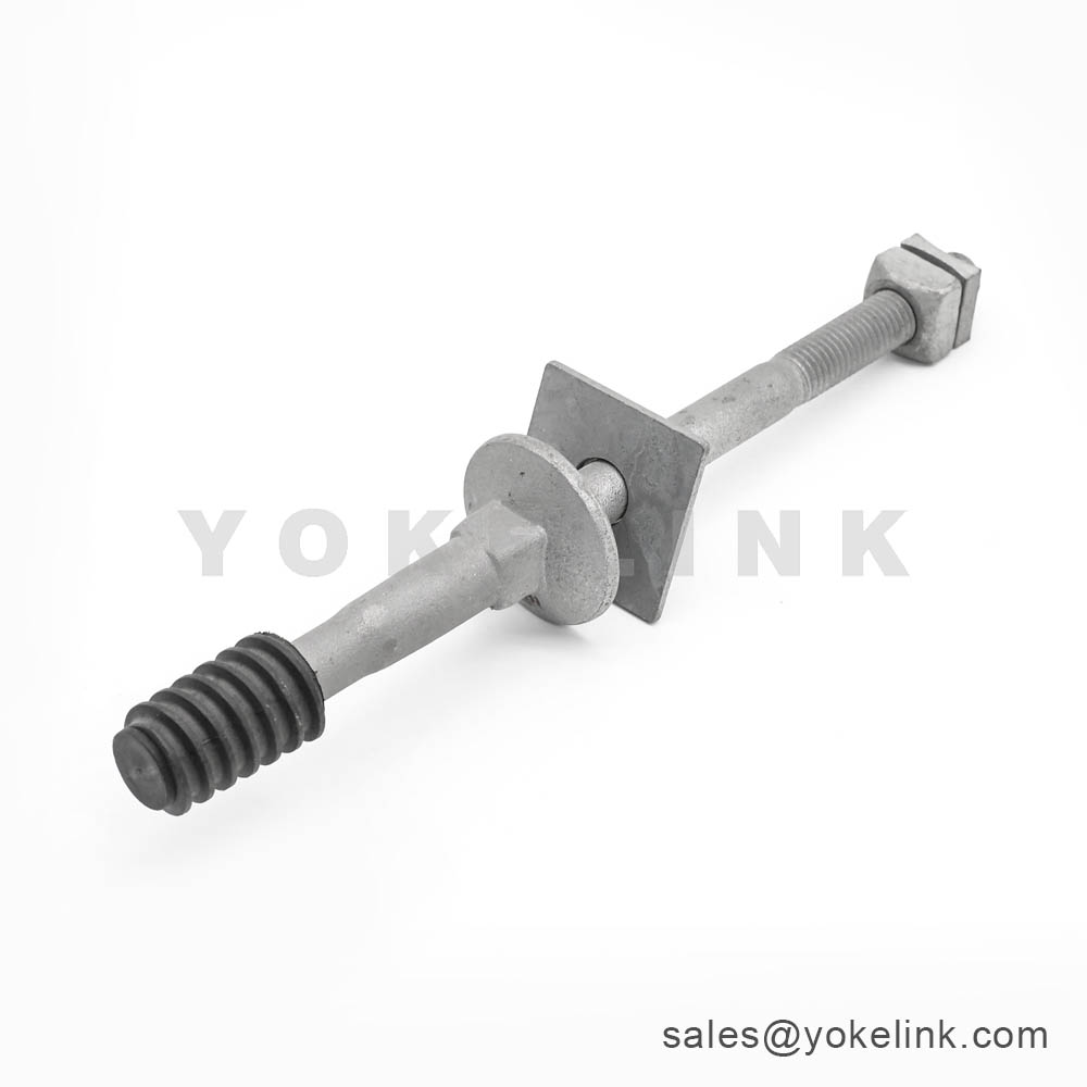 Pasador aislante de cruceta con cabeza de nailon