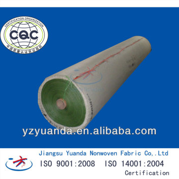 artificial grass fabric of secondary nonwoven carpet backing