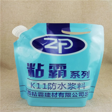 Plastic stand-up pouch for K11 waterproof coating