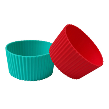 Colorful Silicone Sleeve Coffee Cup Holders