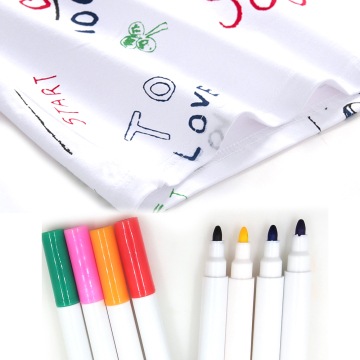 Washable Color Marker Pens for Textile and Office Use