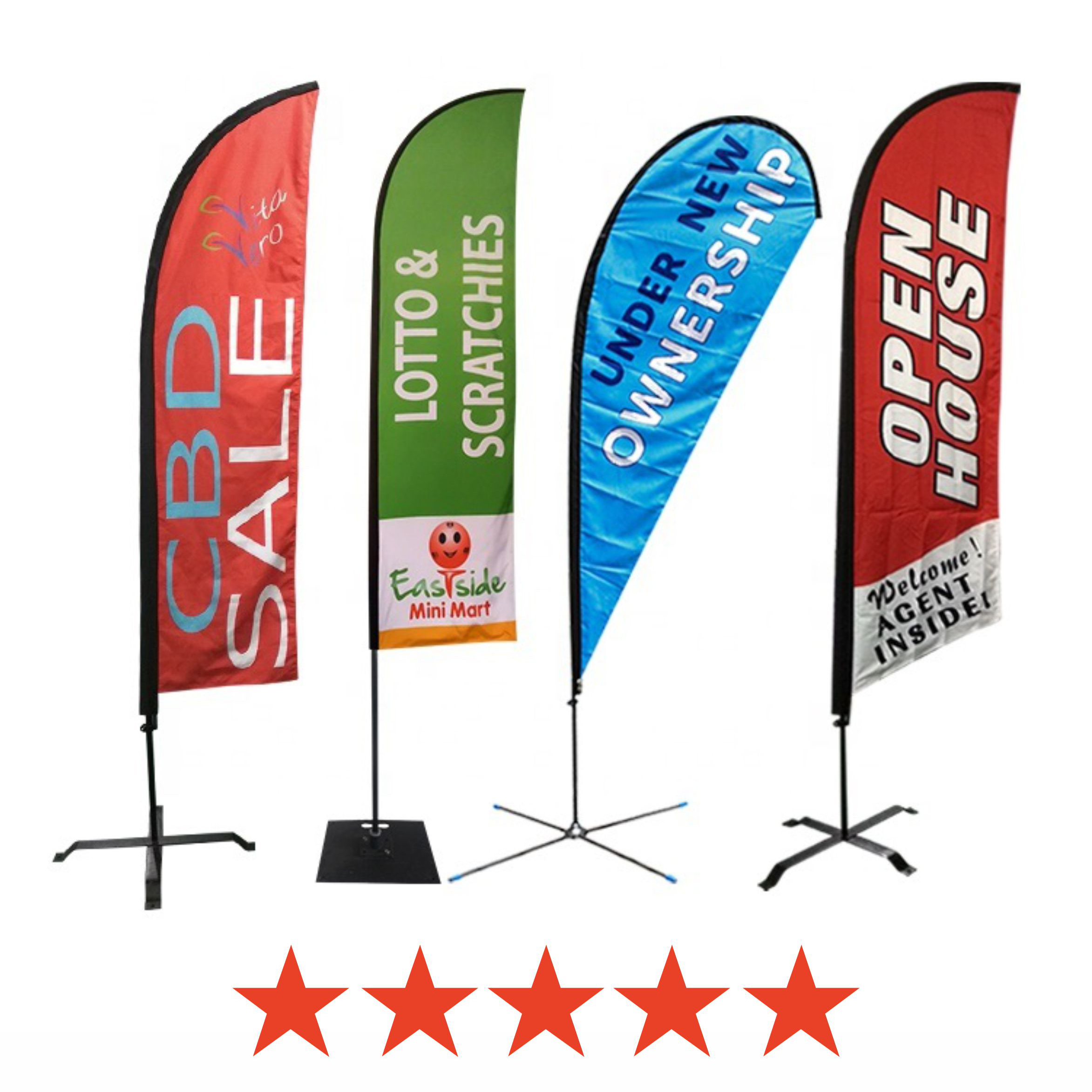 Cheap Advertising Flag Banner For Advertising Custom Logo Event Fabric Flag Display Digitally Printed Logo Commercial Logo Flag