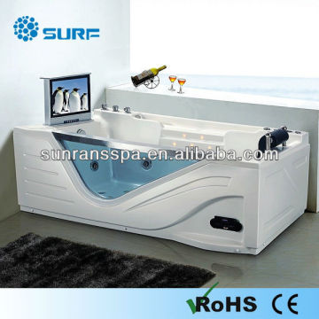 hydro spa bath with luxury TV
