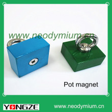 Strong rare earth holding magnet.