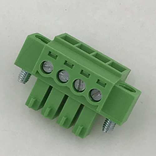 3.81MM pitch Female pluggable terminal block with screws