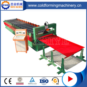 High Speed PPGI Trapezoid Roof Tile Forming Machine